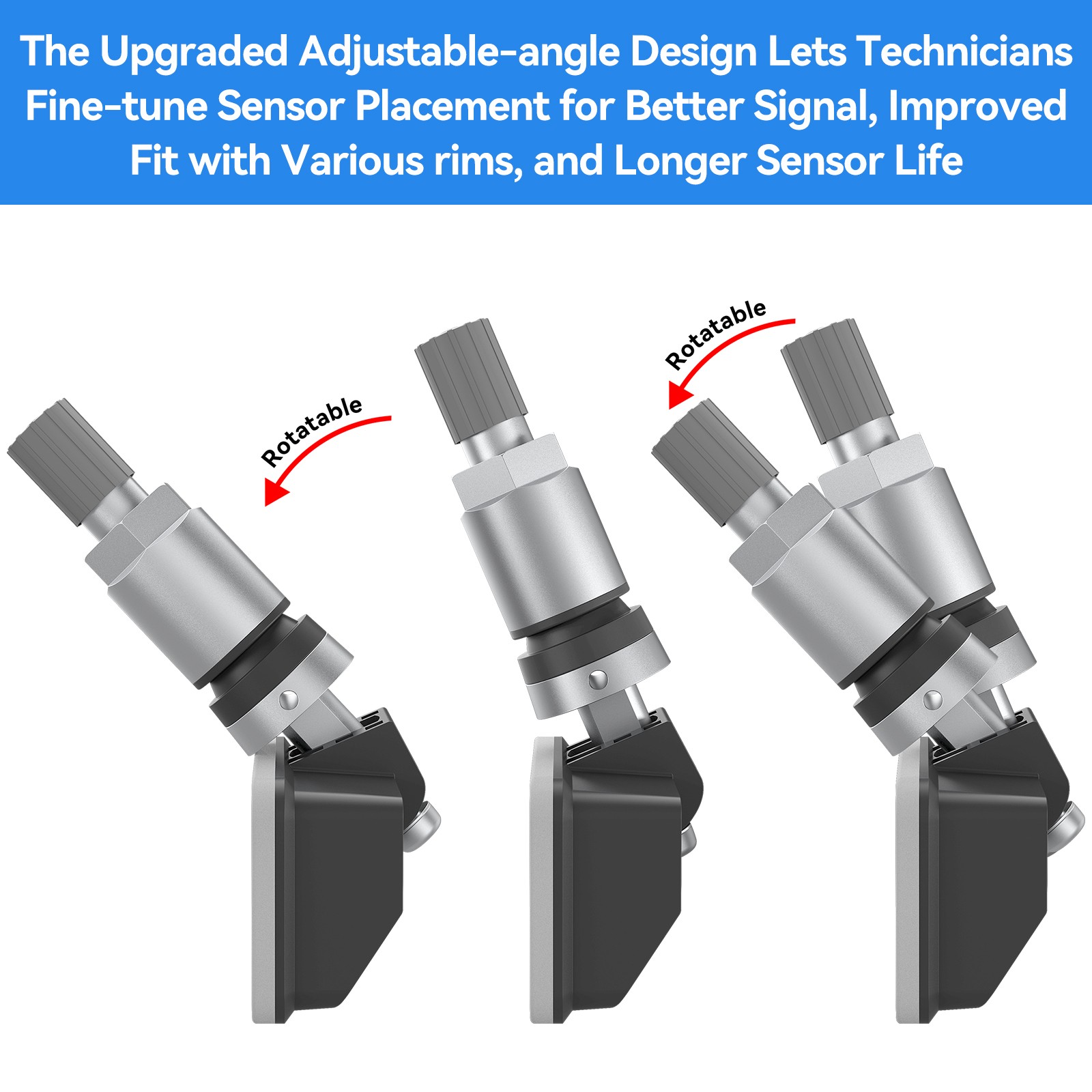 XTOOL TP580 +4PCS TS100 Sensor Programming TPMS Relearn Activate Full Diagnostic
