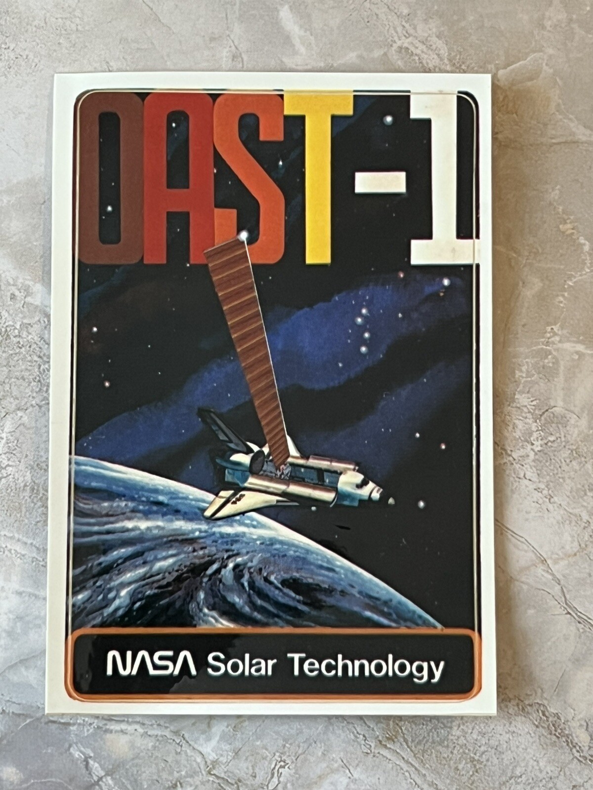 DAST-1 Sticker - NASA Solar Technology - from former NASA employee - Vintage