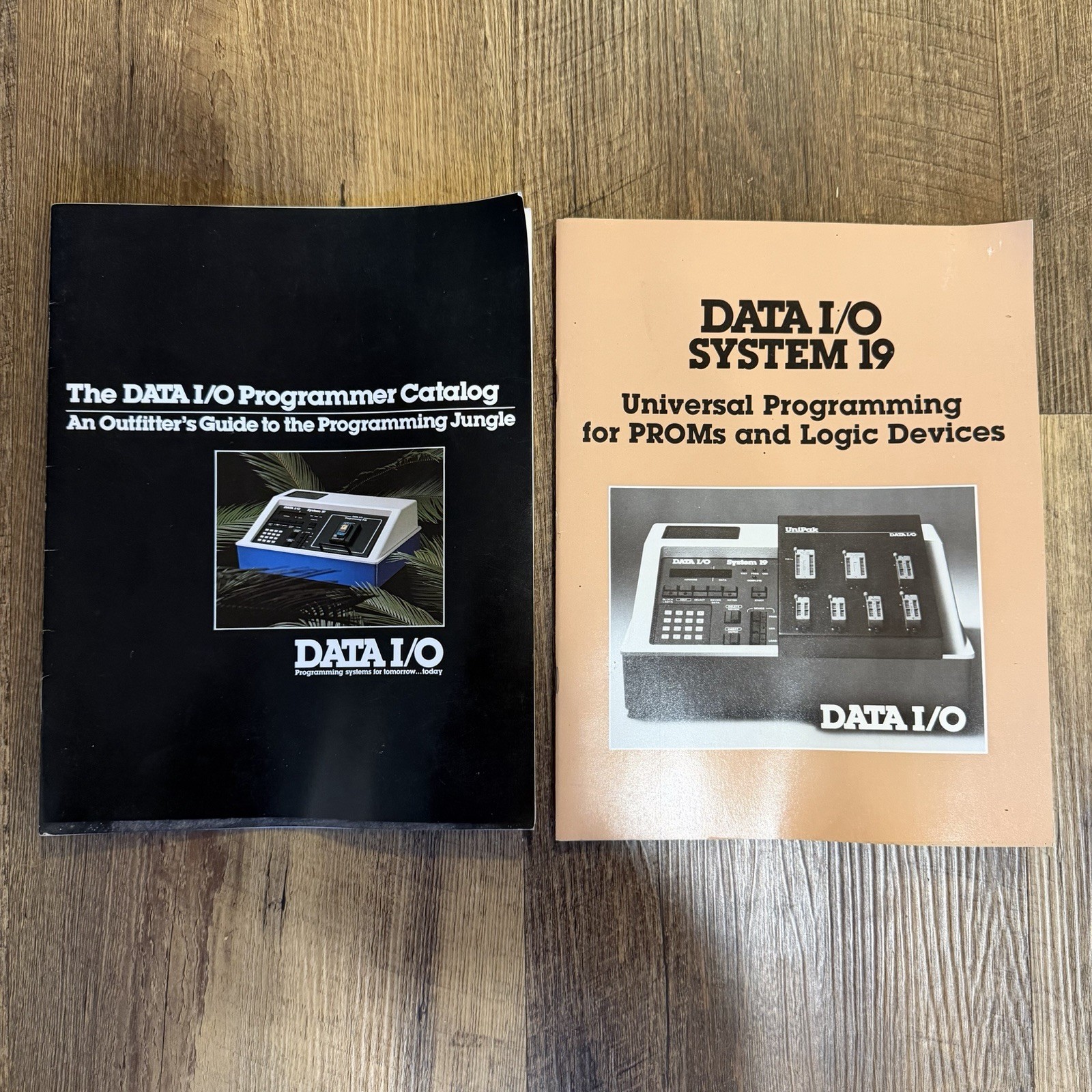 Vintage Data I/O System 19 Manual & Programmer Catalog Lot - Great Shape