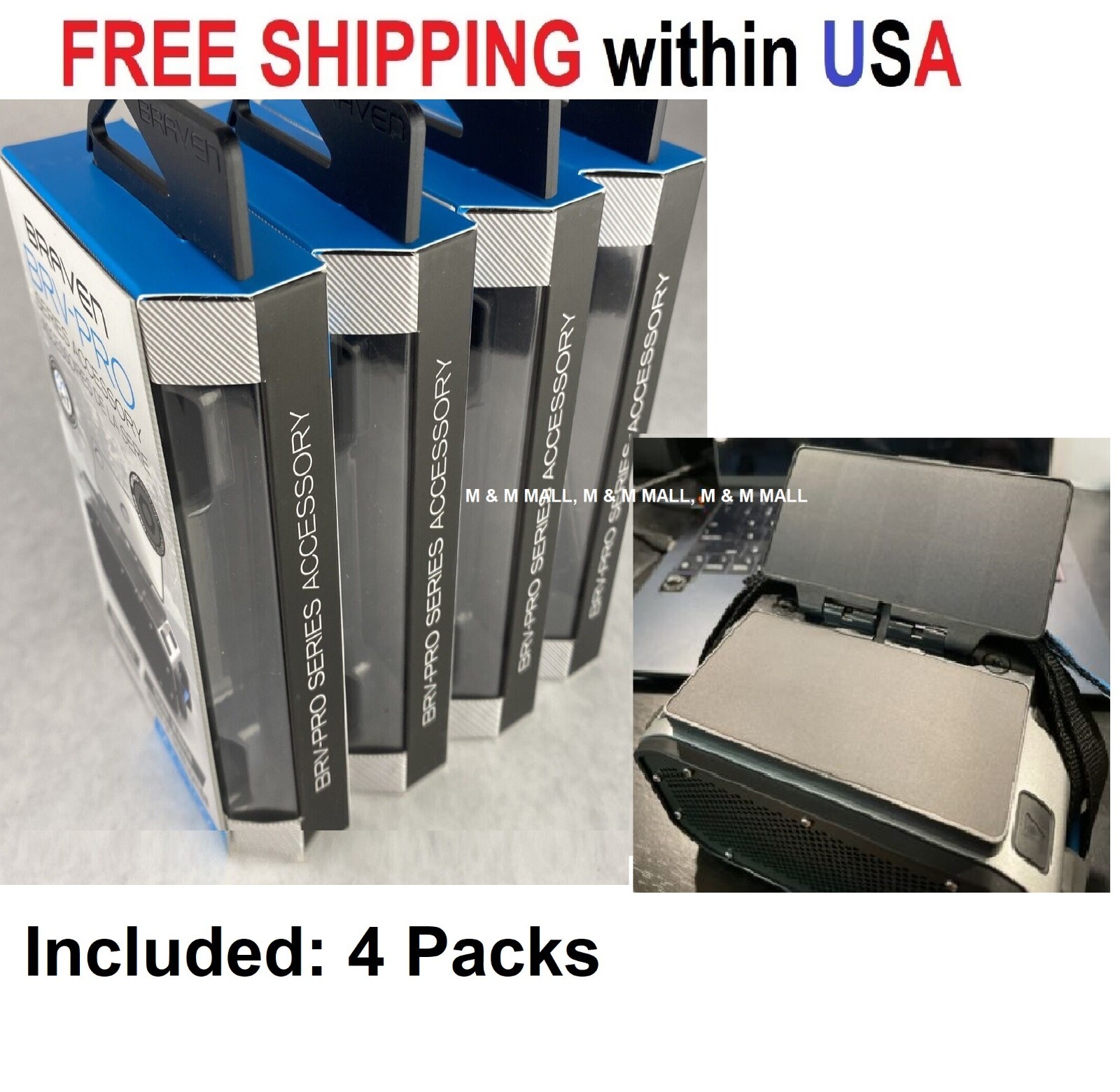 Braven BRV-PRO 4 Pks Series Accessories Solar Charging-Multi Tool Buyers Love It