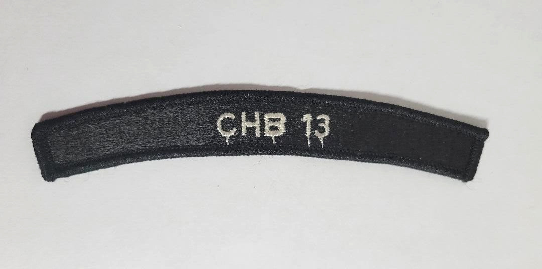 US Navy CHB 13 Cargo Handling Battalion 13 Reserve Unit Under NAVELSG Patch