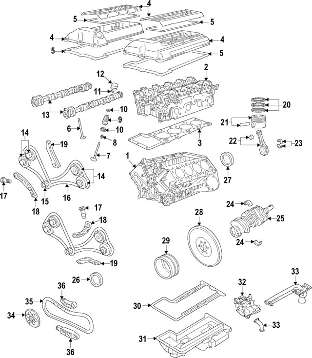 Genuine BMW Valve Spring Retainers 11-34-7-838-295