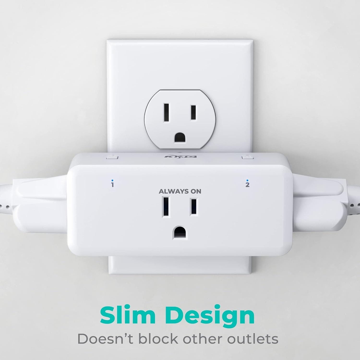 4-Pack Smart Plug Set - Independent Control & 3-Outlet Extender for Smart Homes