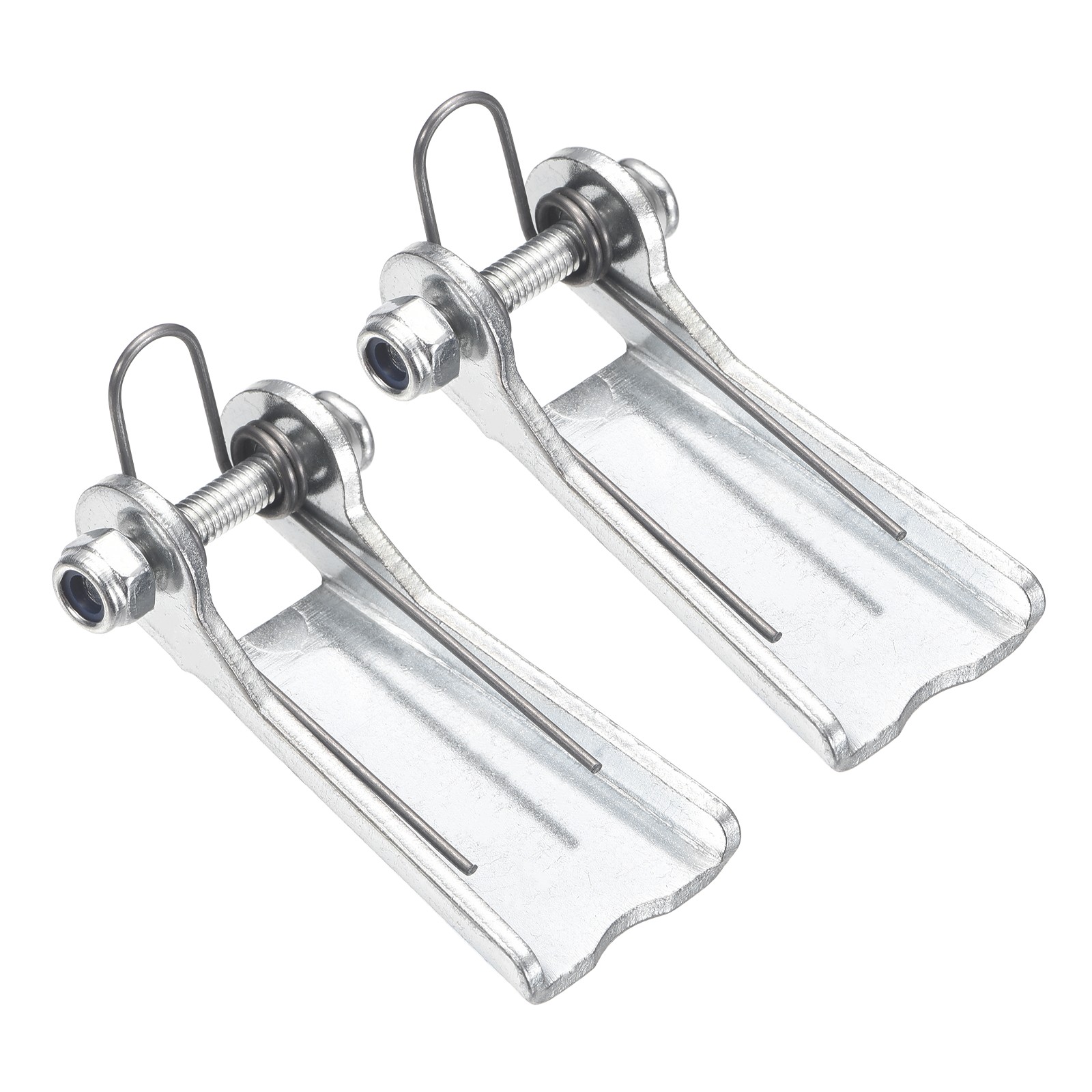 2 Pack 2 Inch / 50mm 2T Metal Replacement Hooks Latch, Silver
