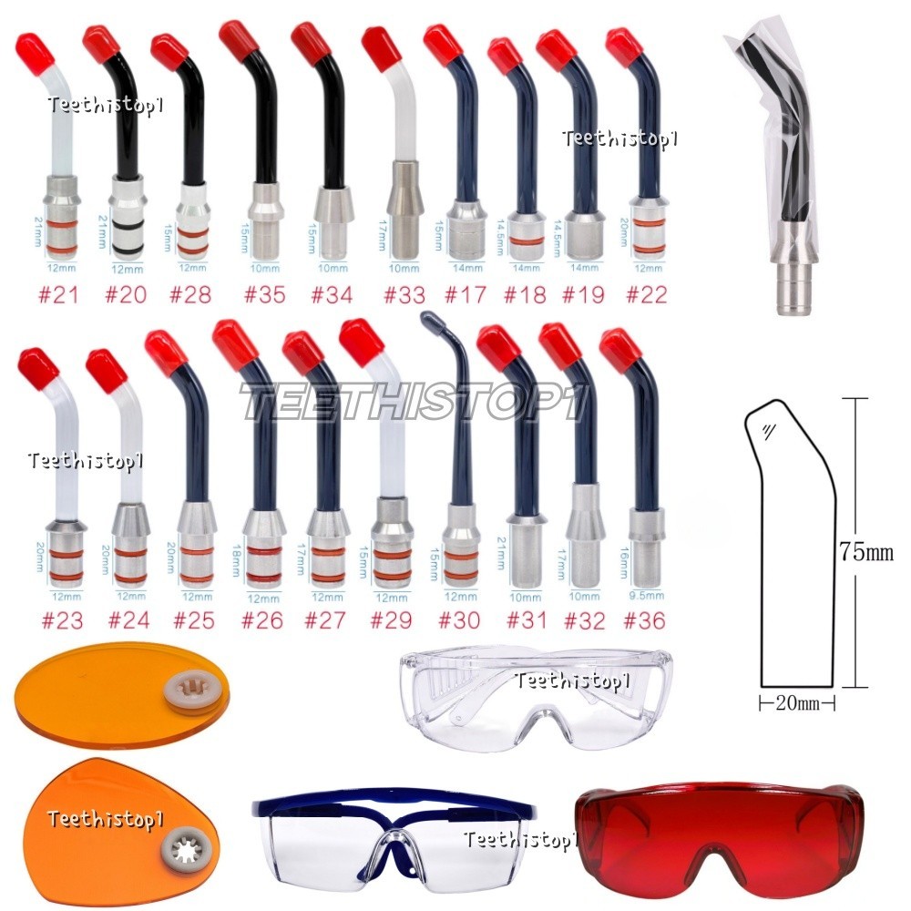Dental Universal LED Curing Light Replacement Guide Rod Tips/Shade Board/Sleeves