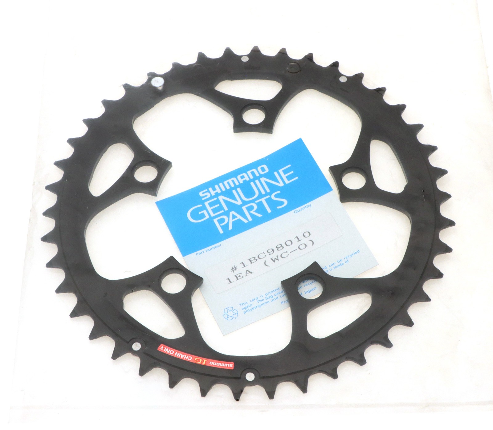 Shimano Deore LX FC-M563 MTB Chainring 42T K 94 BCD 3X8 SPD 5 Bolt IG LOGO NOS