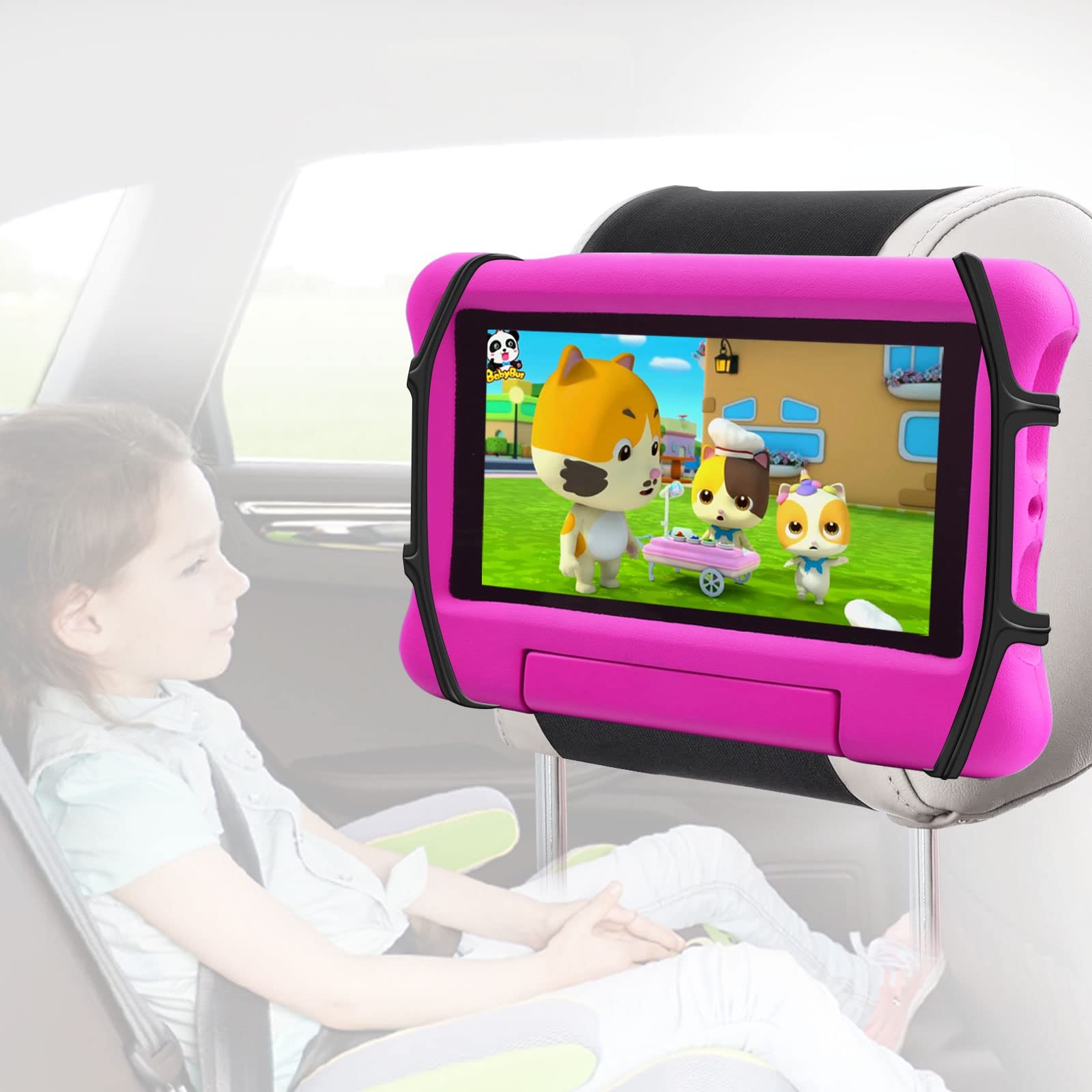 Arozxin Car Tablet Holder,Car Headrest Mount Holder for Car Back Seat with Si...