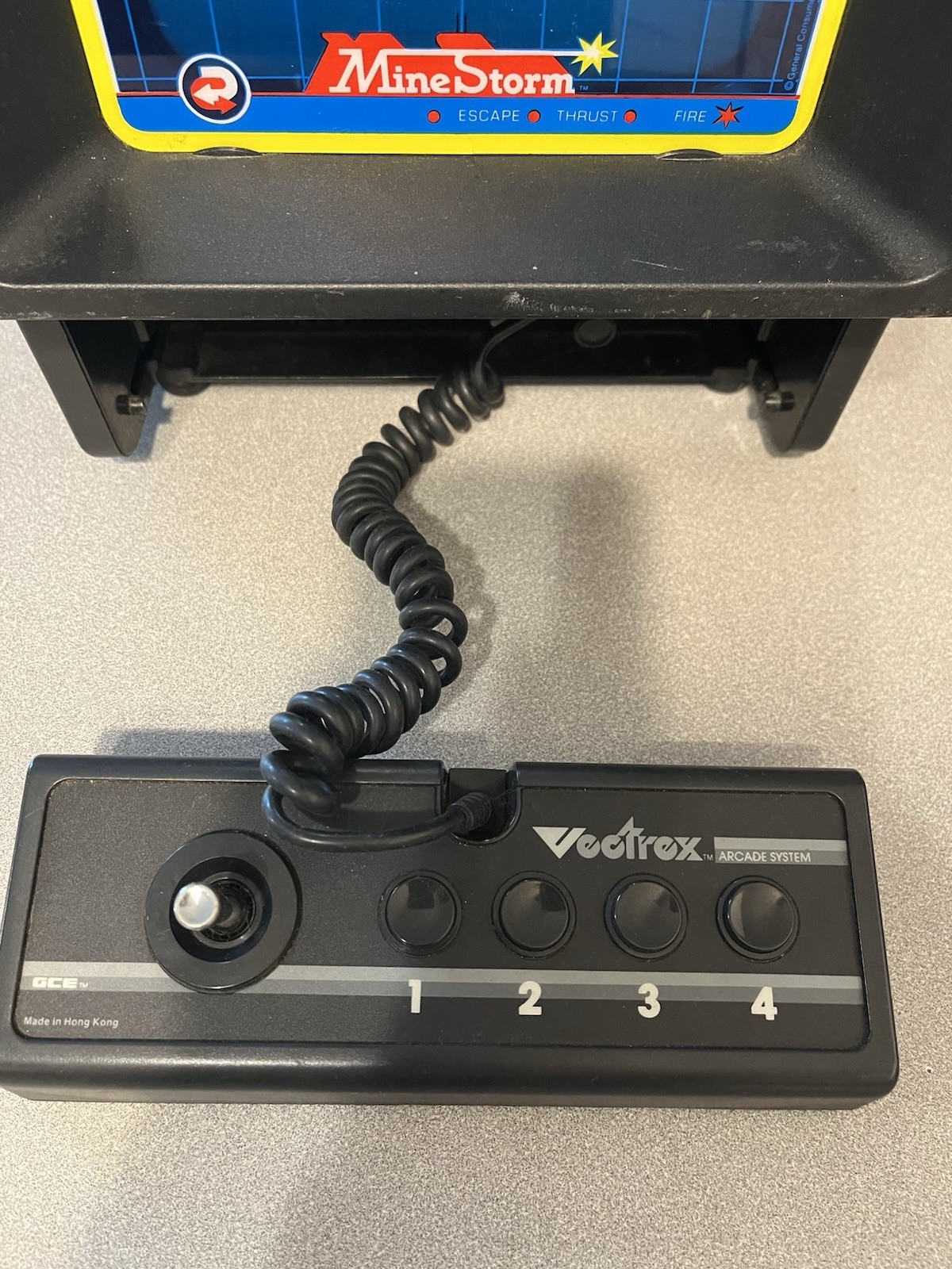 Vectrex Arcade System HP 3000 Mine Storm Original 1982 Tabletop Video Game