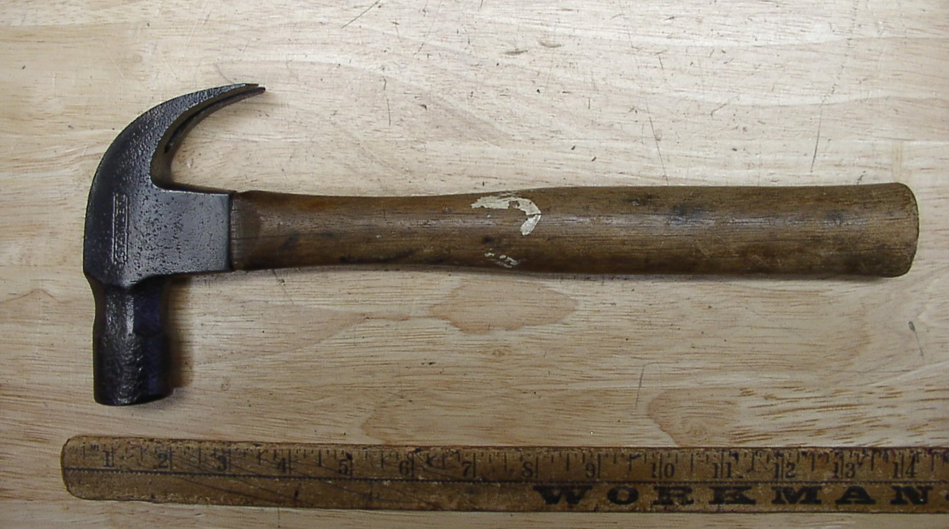 Vintage Stanley Bell System 1lb.14.1 oz Curved Claw Hammer,W/Original Handle,VGC