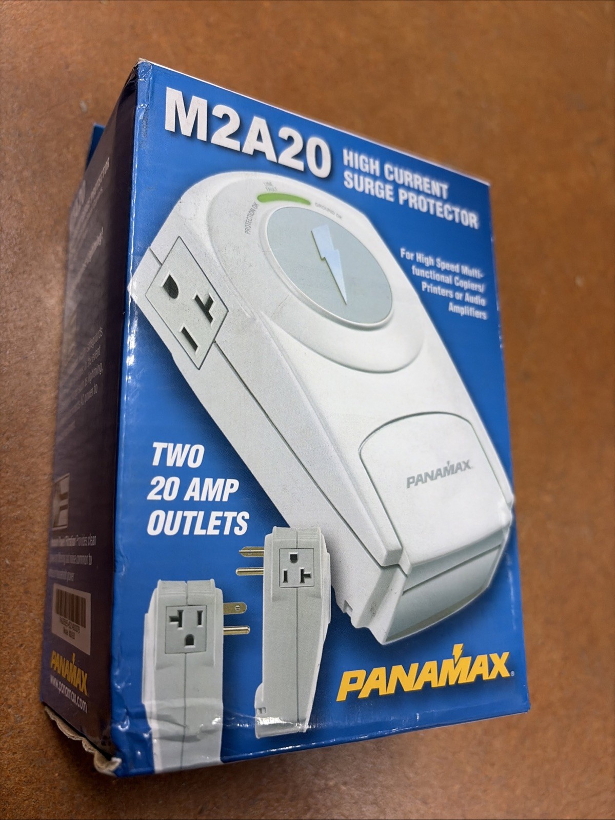 ✨ NEW Panamax M2A20 20-Amp High Current Surge Protector - 2 Outlets - 1350 Joule
