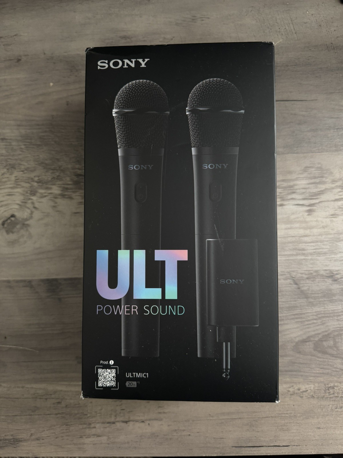 NEW Sony ULT Mic Wireless Karaoke Black Microphone and Receiver with Duet Assist