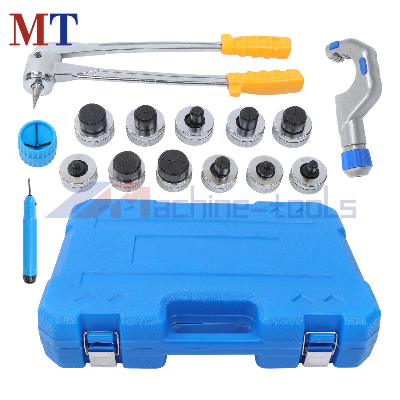 Tube Swaging Set Includes 3/8'' To 1-5/8'' High Quality HVAC Tubing Expander Kit