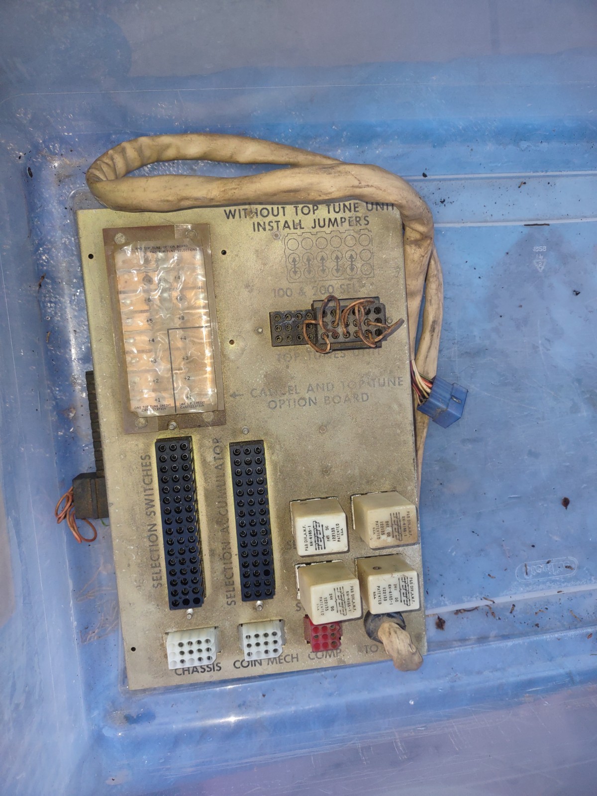 wurlitzer 3410 statesmen jukebox arcade pcb part #100