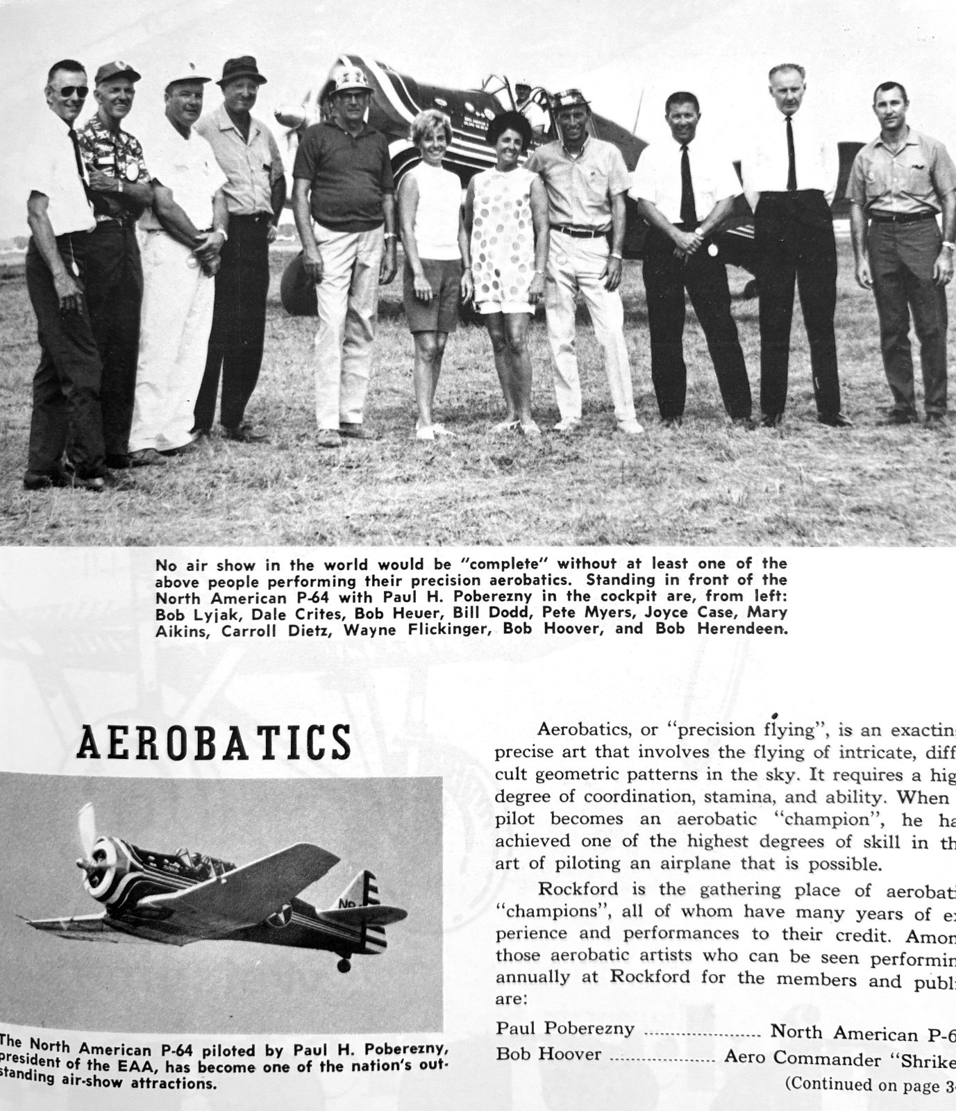 17th EAA Sport Aviation Convention & Exhibition 1969 Program, Rockford, IL