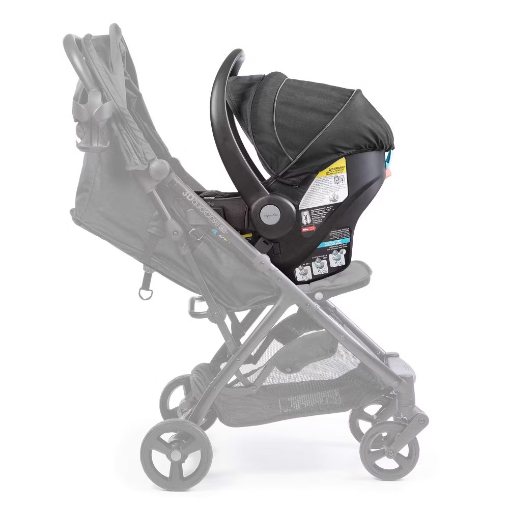 Ingenuity 3Dquickclose CS+ Compact Fold Stroller - Black: Metal Frame