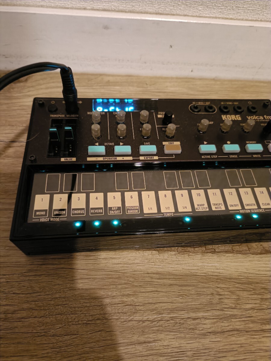 KORG Volca FM 2 Digital FM Synthesizer with Genuine AC Adapter Mint