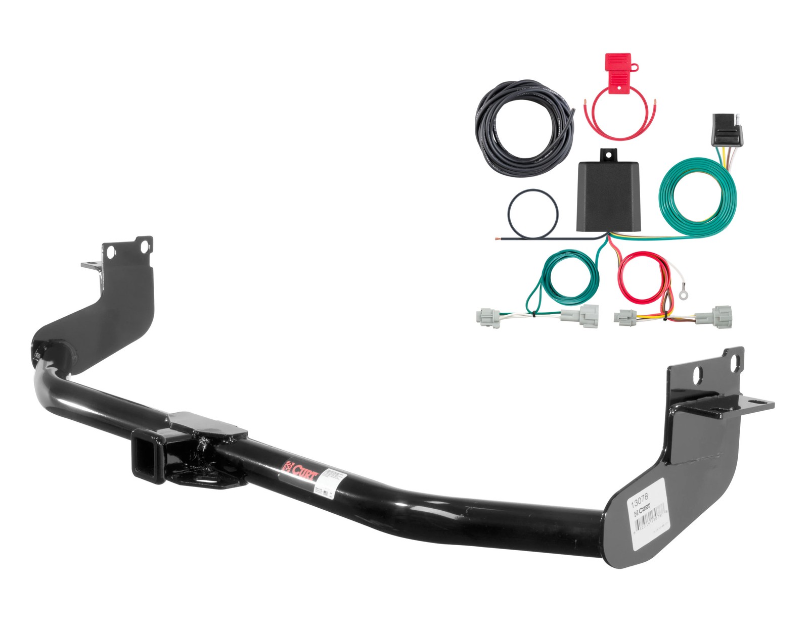 Curt Trailer Hitch & Wire Harness Custom Class 3 2in Receiver 13078 56342