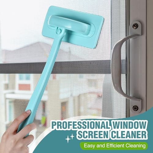 Pack Mesh Screen Cleaner, Window Screen Cleaning Brush Washing Equipment, 1