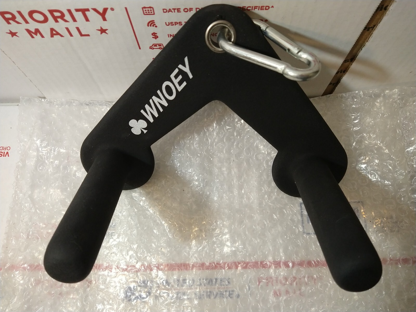 WNOEY LAT V Bar Cable Attachment Gym Back Row HQ Dipped Non Slip GRIP Coating