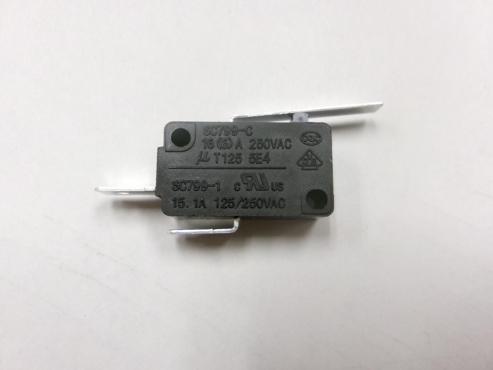 10 BAOKEZHEN SC799 NORMALLY OPEN MICROSWITCHES WITH 28mm LEVER CALLIE-71