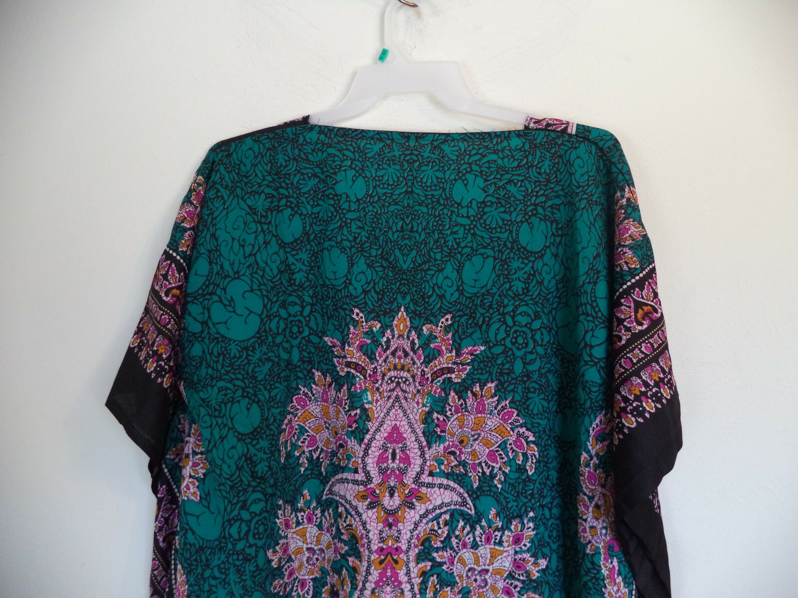 Women's Multi Color Handmade Flowing Traditional African Bubu Gown With Scarf.