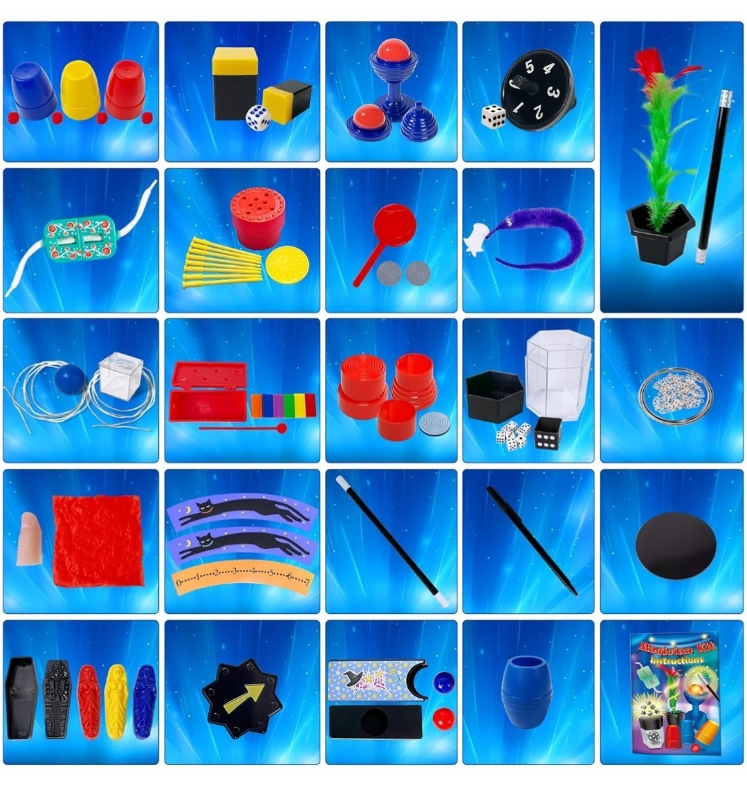 60+ Magic Tricks Kit for Kids
