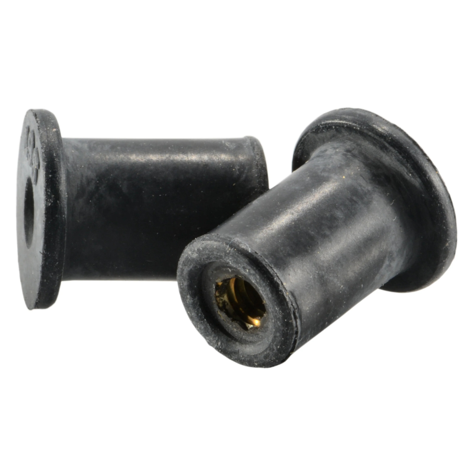 #6-32 x 1/2" Rubber Coarse Thread Well Nuts (10 pcs.)
