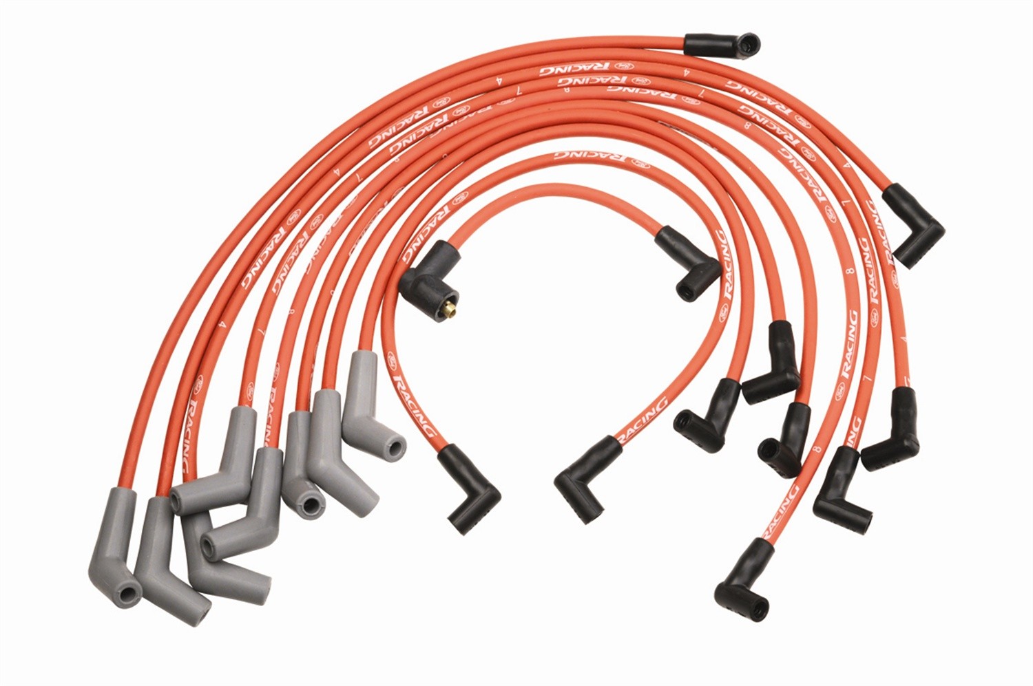Ford Racing M12259R301 Spark Plug Wire 45D Red