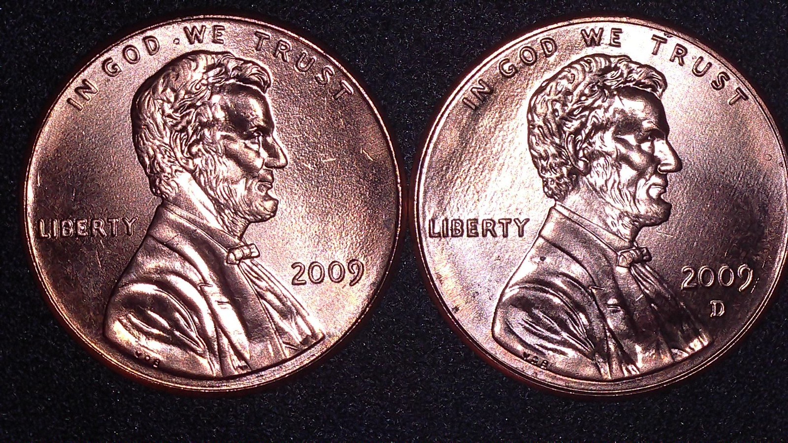 2009 P&D UNCIRCULATED LINCOLN BICENTENNIAL CENT PENNY SET - LOG CABIN LP1