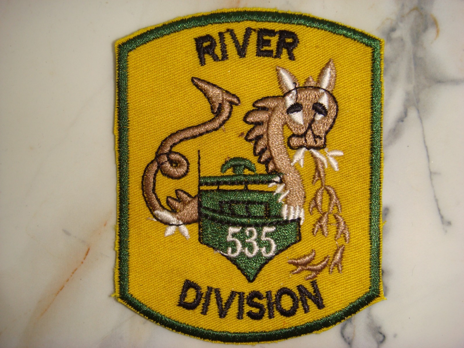 US Navy RIVER DIVISION 535 PBR IN MEKONG DELTA, VIETNAM WAR PATCH