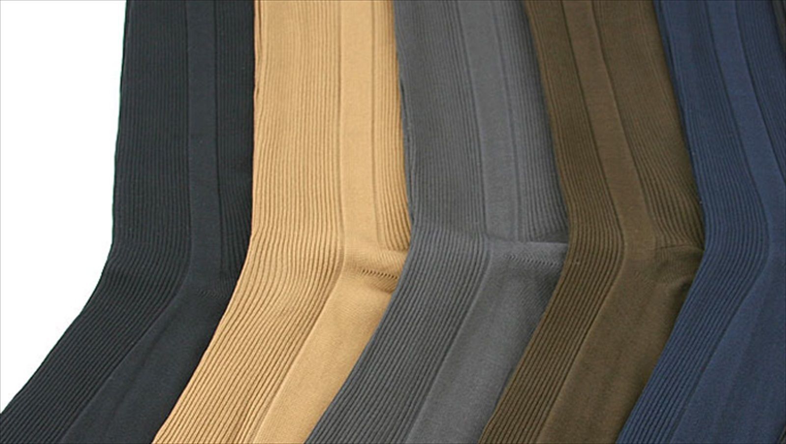 Men's Dress Socks 6 Pairs Lot Ribbed Crew Style Casual Fashion Size 9-11 10-13