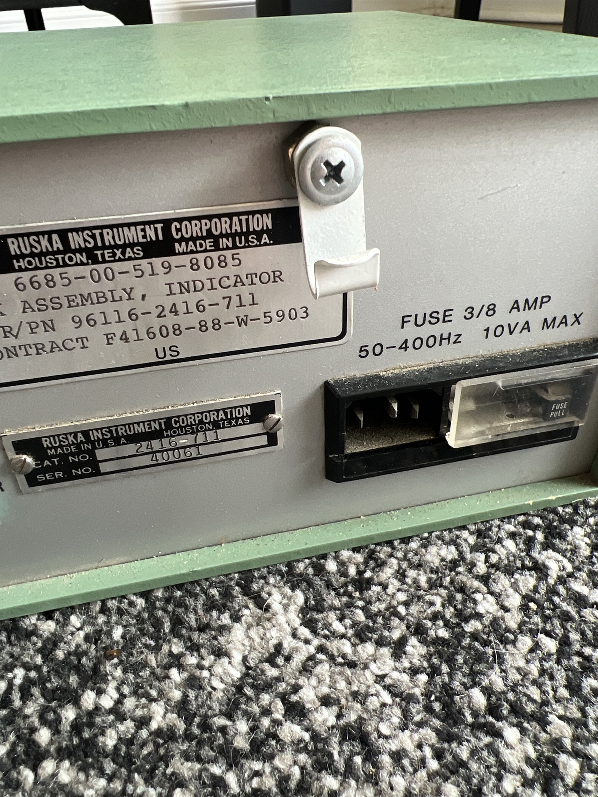 Ruska Differential Pressure Null Indicator 2416-711