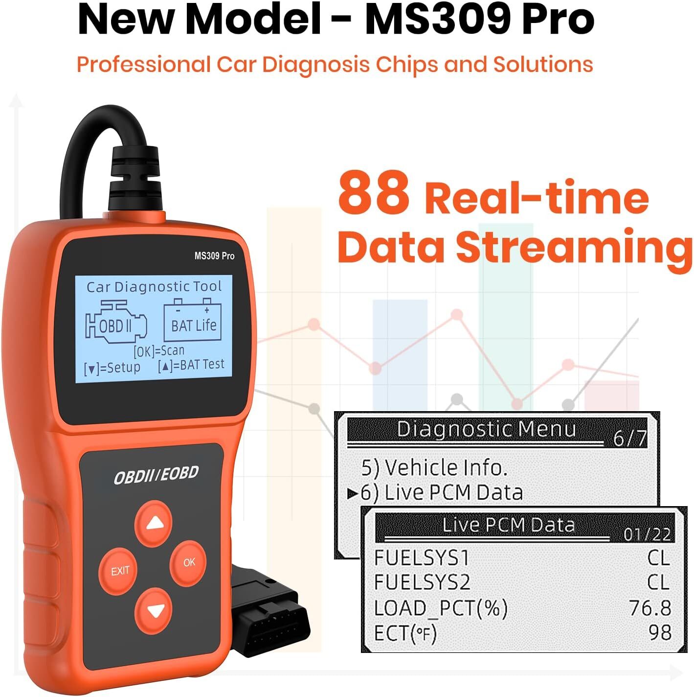 Automotive OBD2 Scanner OBD Code Reader Car Diagnostic Tool Check Engine Fault