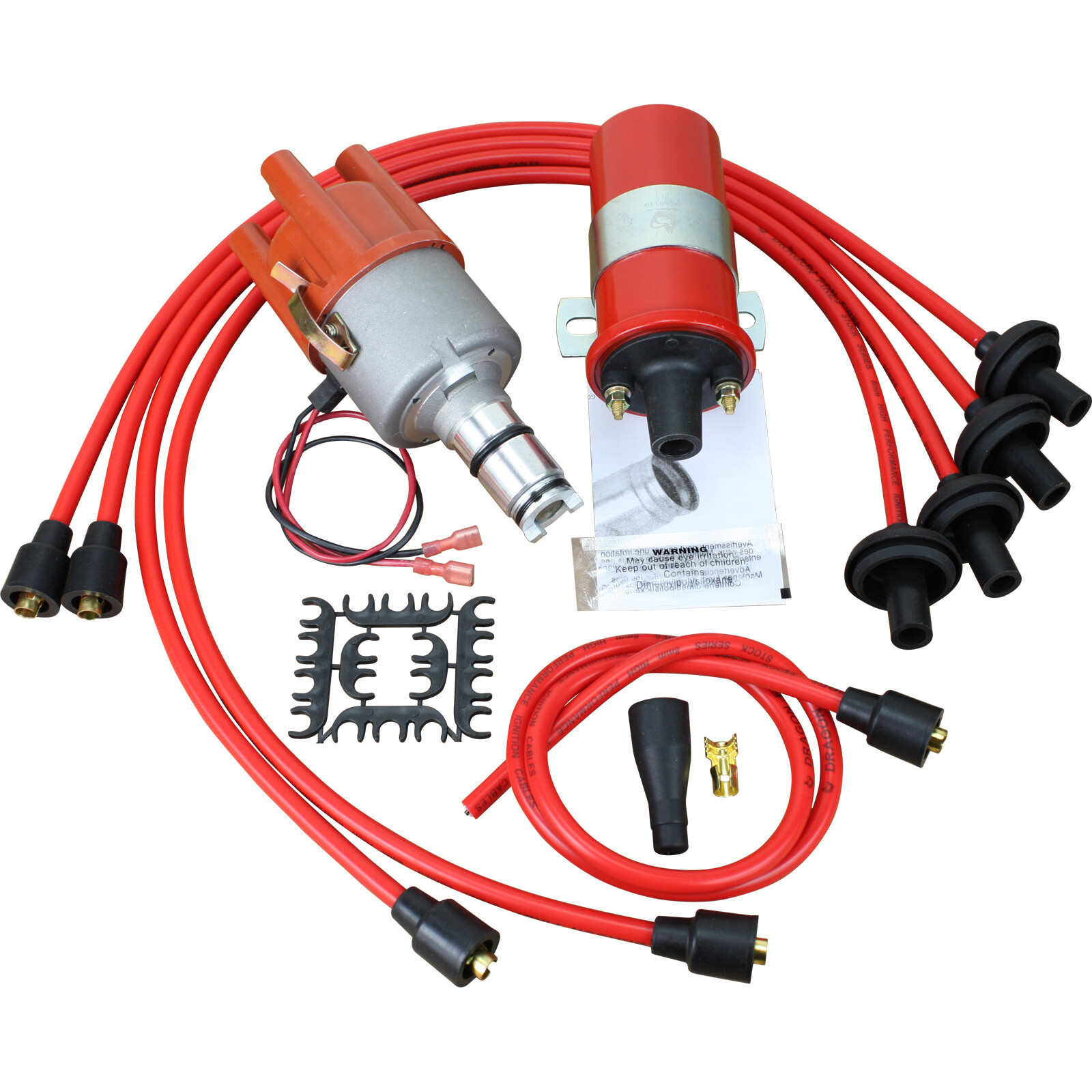 DRAGON FIRE Electronic Ignition Upgrade Distributor Plug Wires Coil for 53-79 VW