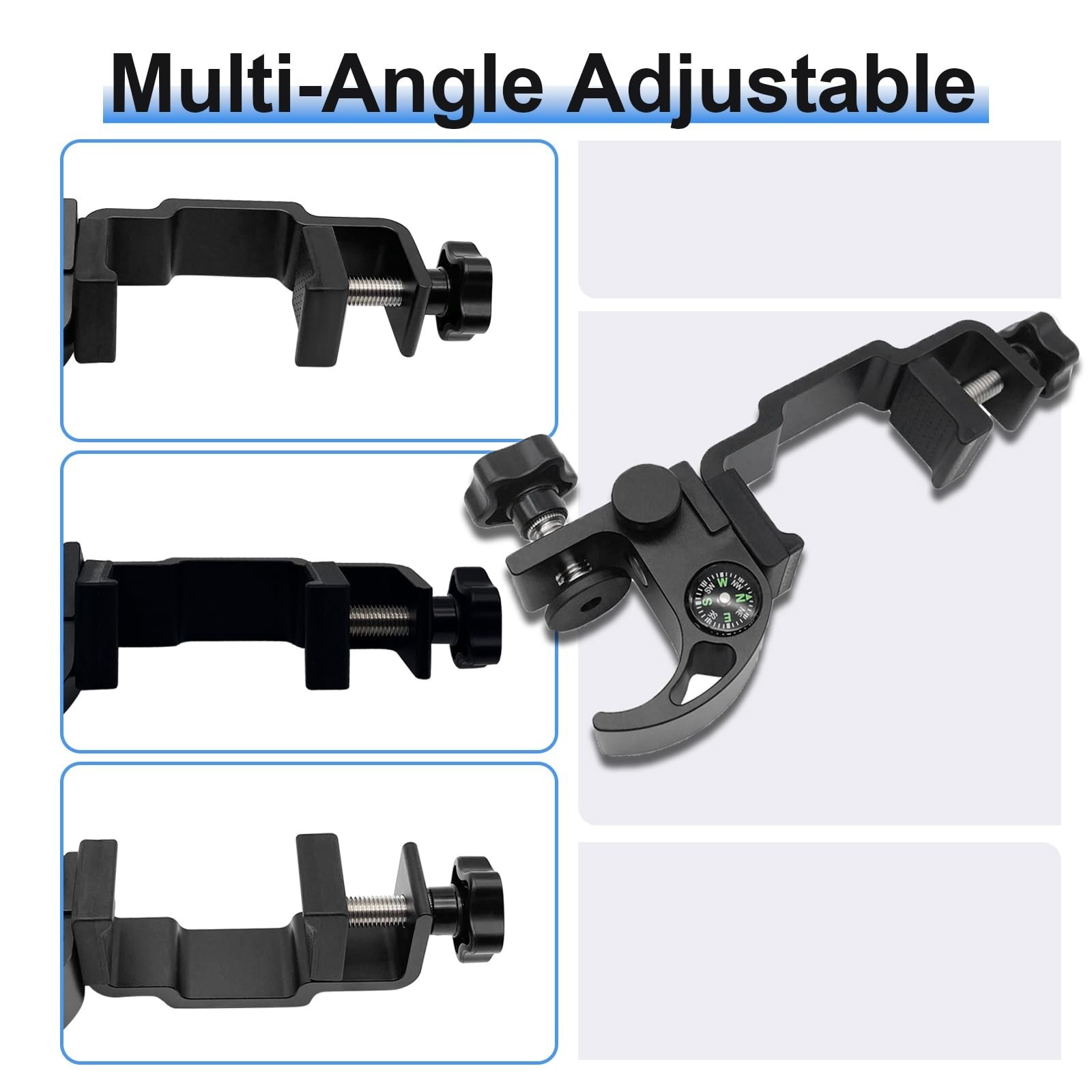 Universal Data Collector Cradle Bracket Fit on Most Data Collectors, Aluminiu...