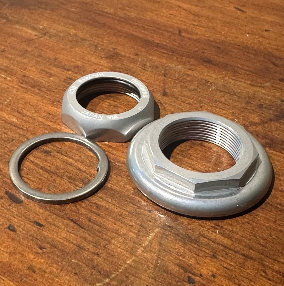 Shimano Dura Ace HP-7410 7400 7600 Headset TOP 2 NUTS Washer Set New JIS / ITA