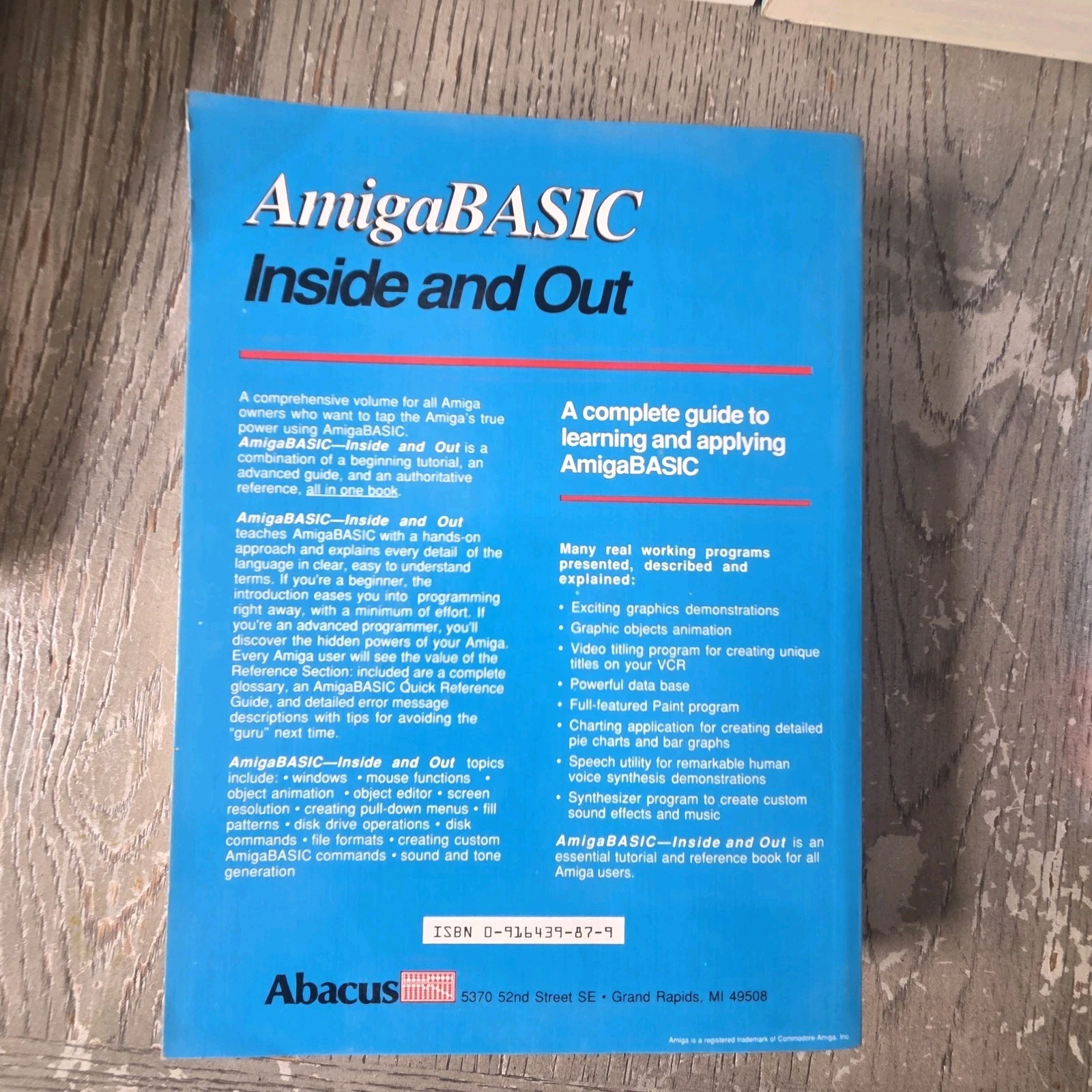 Commodore-Amiga Vintage Amiga ROM Kernel & Hardware Reference Manual Lot Rare
