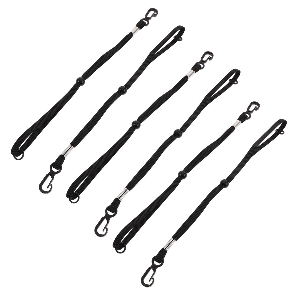 6 Pcs Anti-lost Ski Glove Wrist Straps Snowboard Mittens Leashes