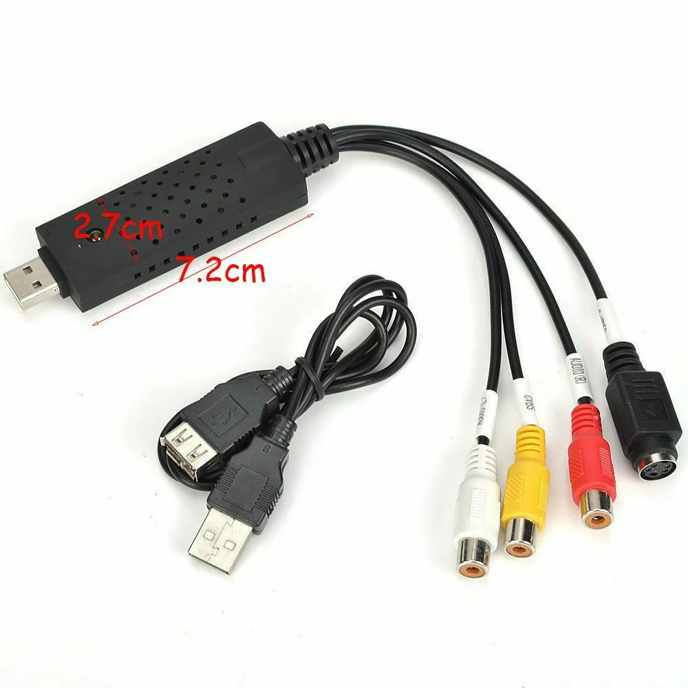 USB Video Capture Card Adapter for PC Laptop