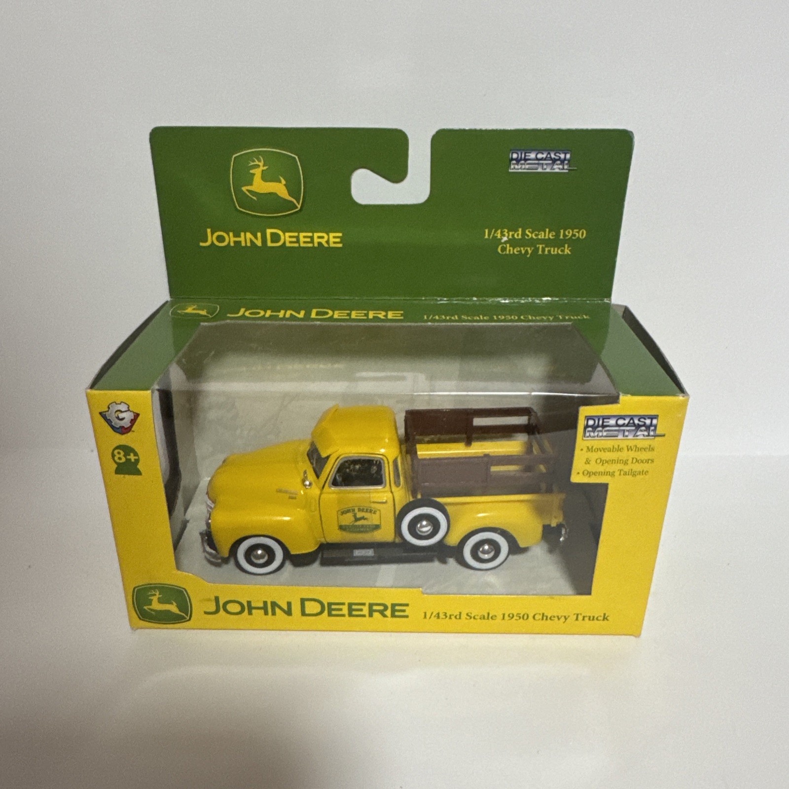 John Deere 1/43rd Scale 1950 Chevy Truck • NRFB