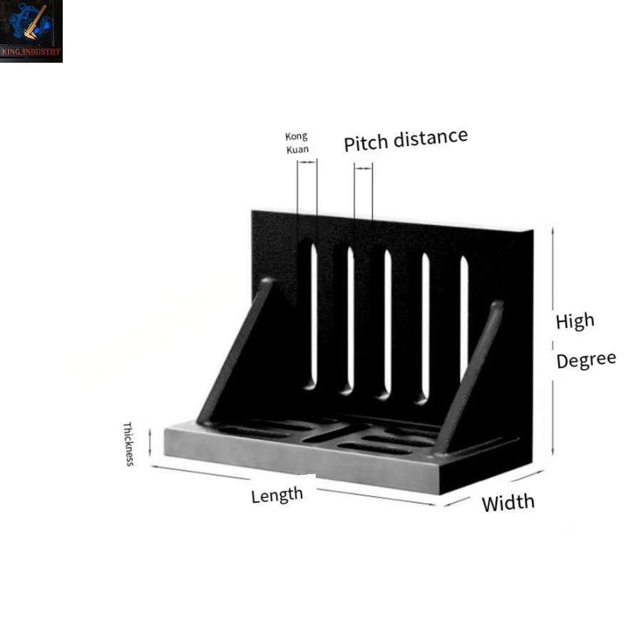 90 Degree Fixing Plate 6 inch Machine Tool Milling Machine