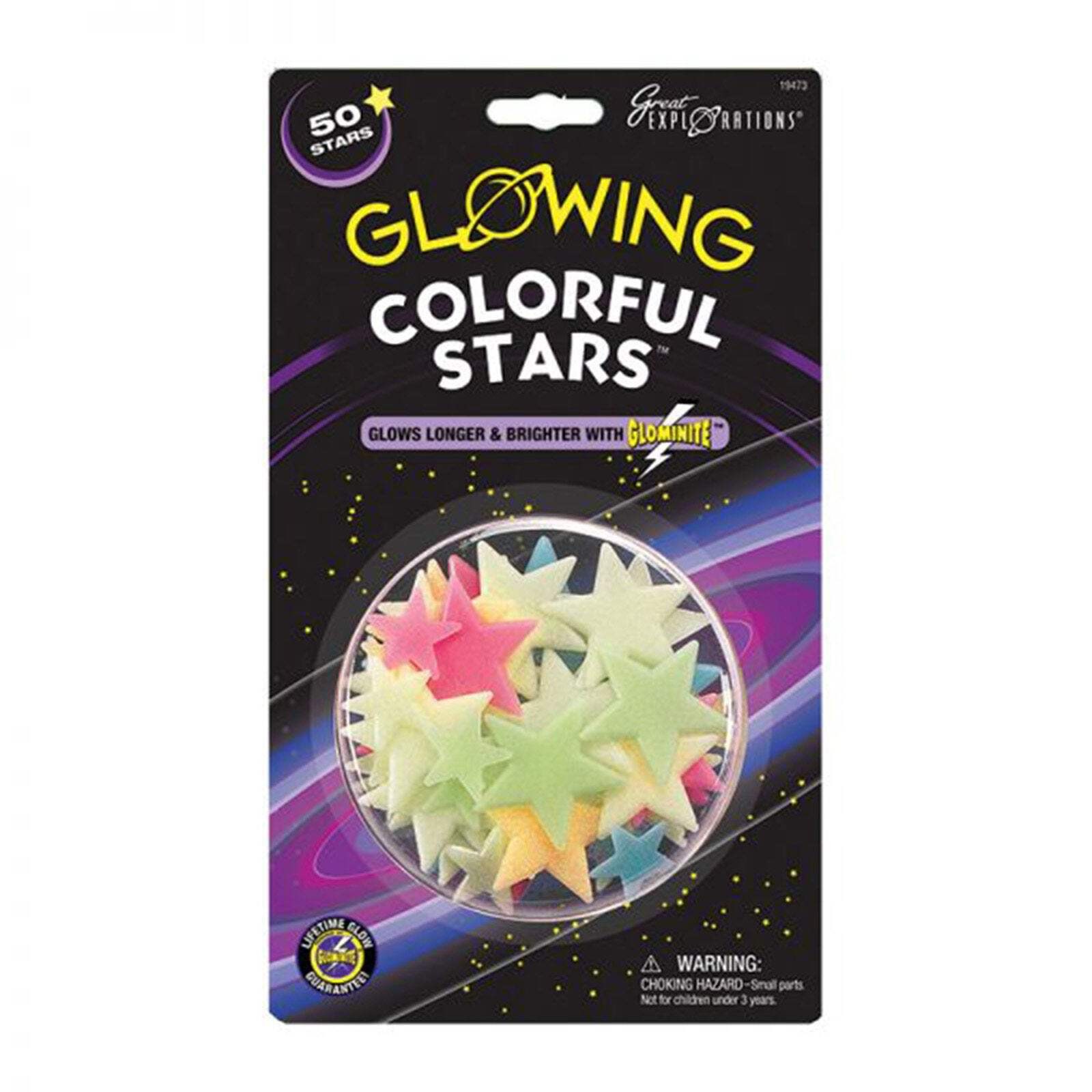 Great Explorations Glowing Colorful Stars Set NEW IN STOCK