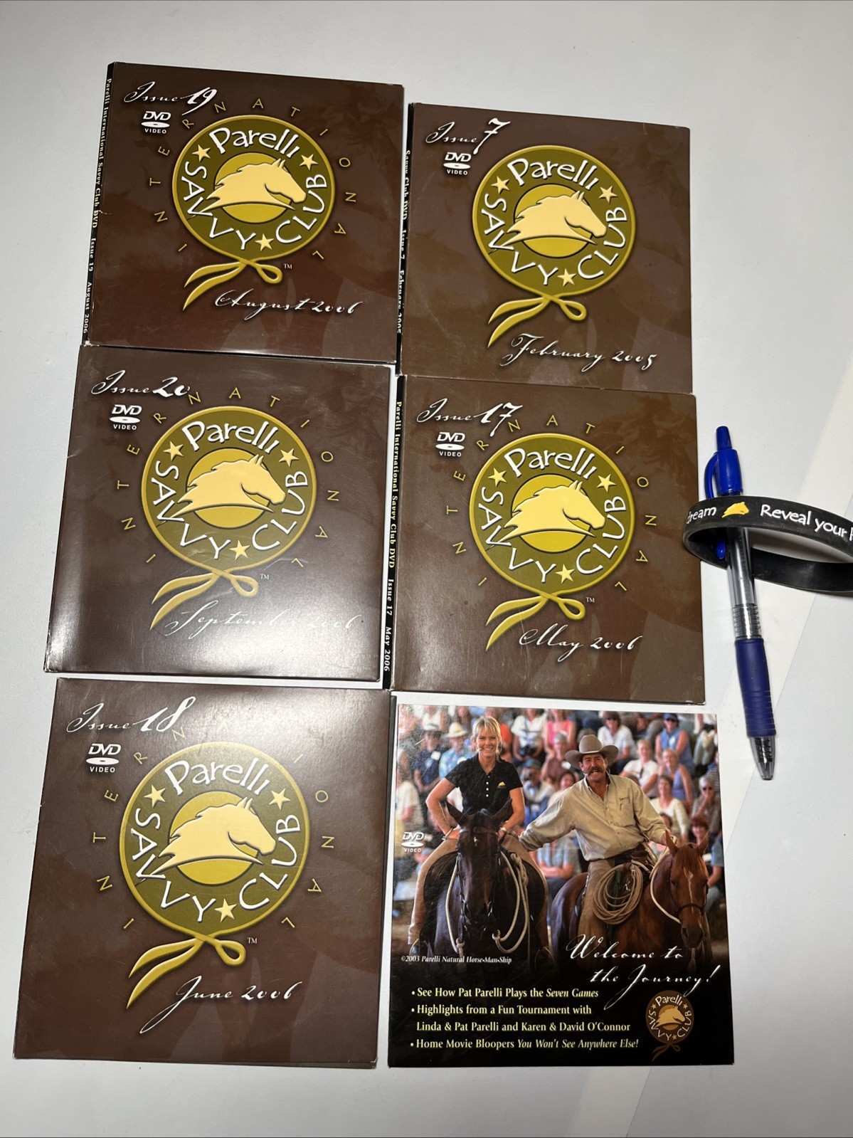 Parelli Savvy Club Ultimate Horse Training DVD CD DVDs Lot Of 6 Natural Horse