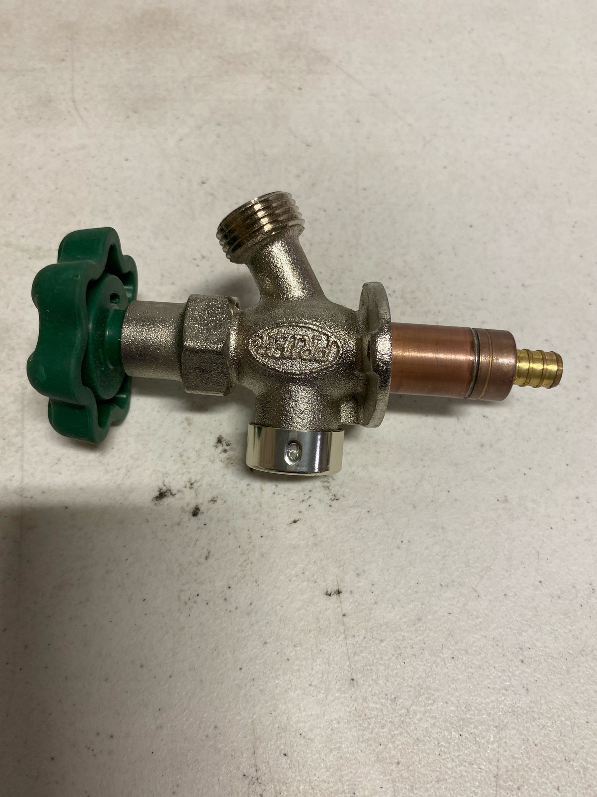 Prier P-164XCC 1/2" PEX Handle Freezeless Wall Hydrant - Satin Nickel