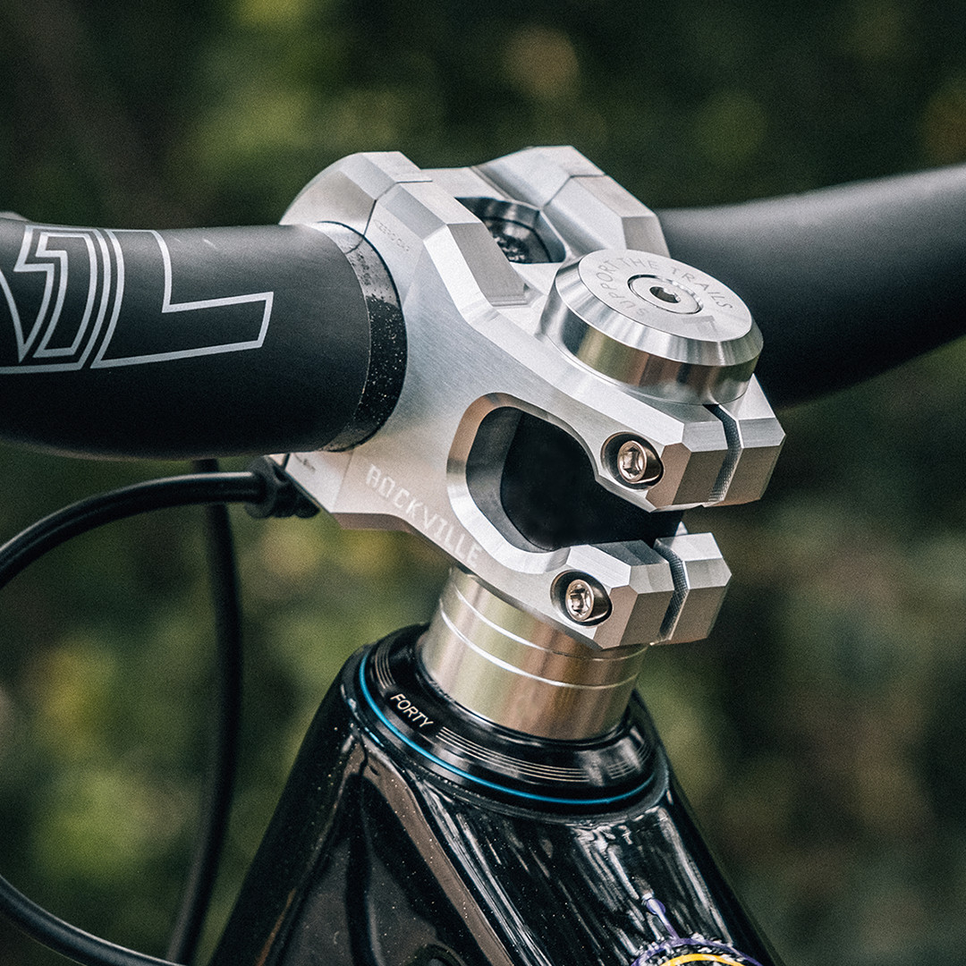 Trail One Components Top Cap & Spacer Kit - Silver (Raw)