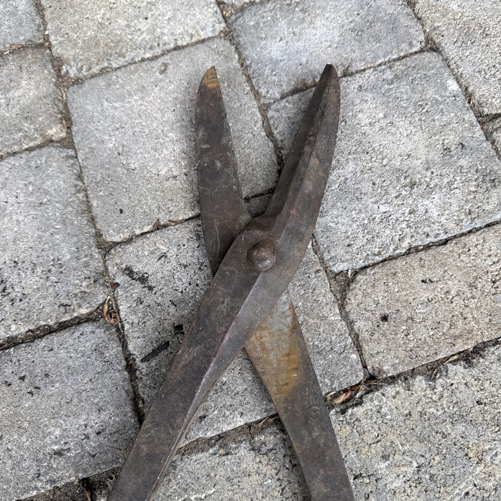 40" Blacksmith Heavy Shears USA Original "1" Stamp 9" Blade