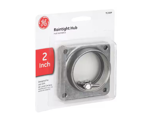 GE 2 inch Raintight Hub GE Conduit Hub Bolt on Aluminum Hub  TC200P  with Screws