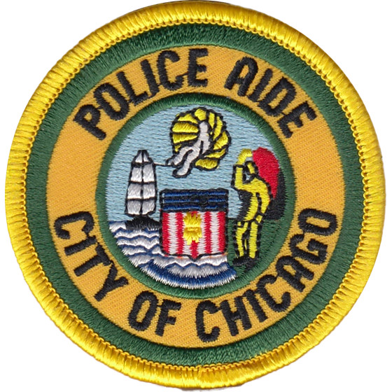 CITY OF CHICAGO HAT PATCH: Police Aide Seal