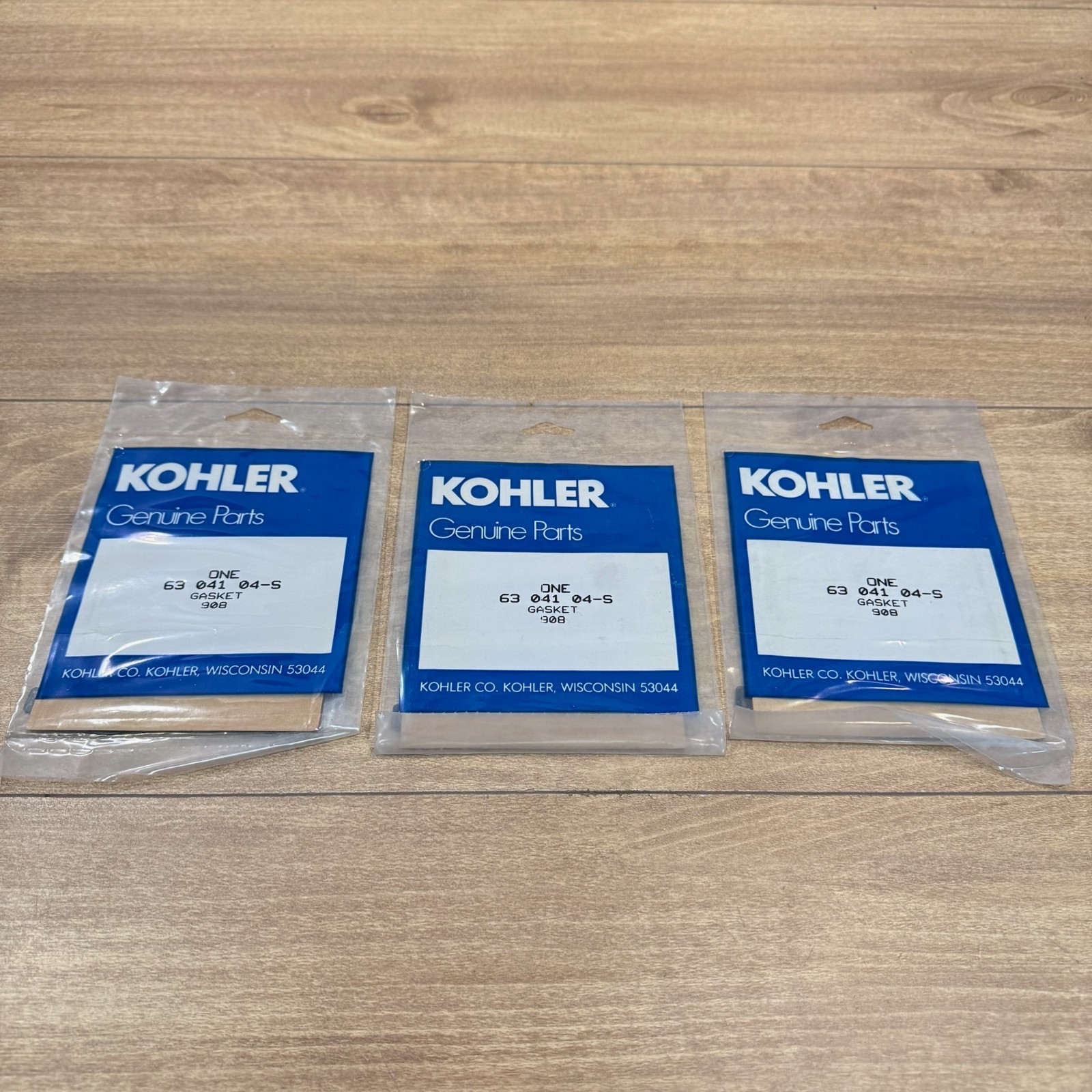 New KOHLER OEM NOS VALVE COVER GASKET QTY: 3 / 63-041-04-S