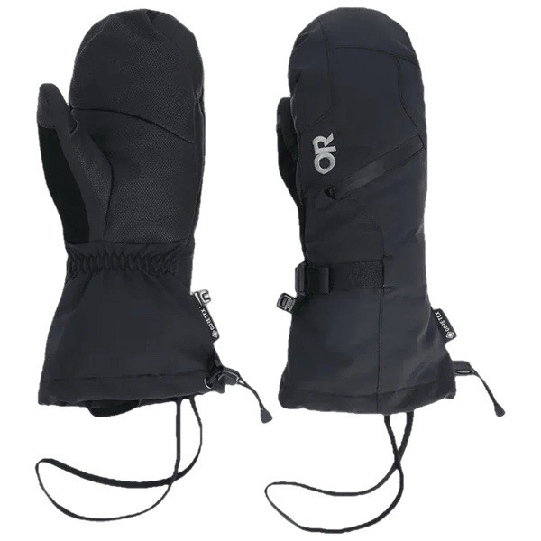 OUTDOOR RESEARCH - Revolution Mitts - XL - Black - GORE-TEX - Waterproof - $100